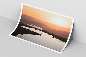 Paper Poster Photo Print Mockup