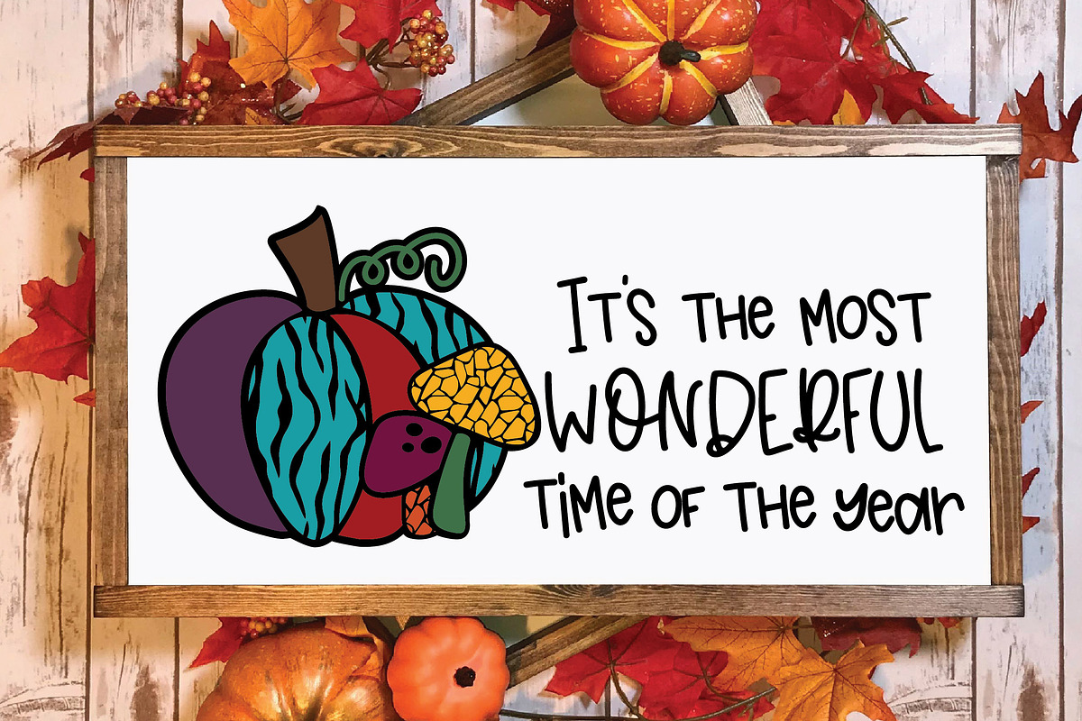 Fall Layered SVG Bundle, an Illustration by OldMarket Designs (Photo 7 of 13)