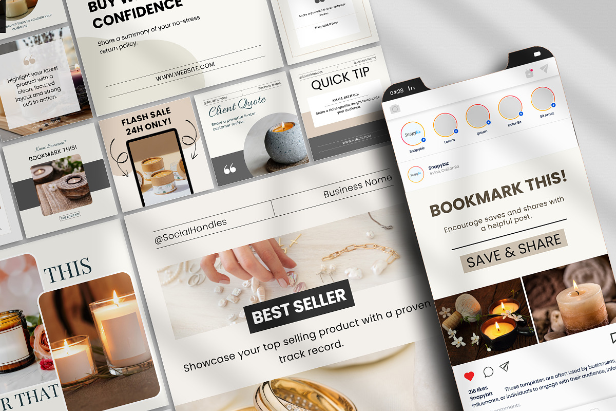 Small Business Canva Instagram Post preview 6