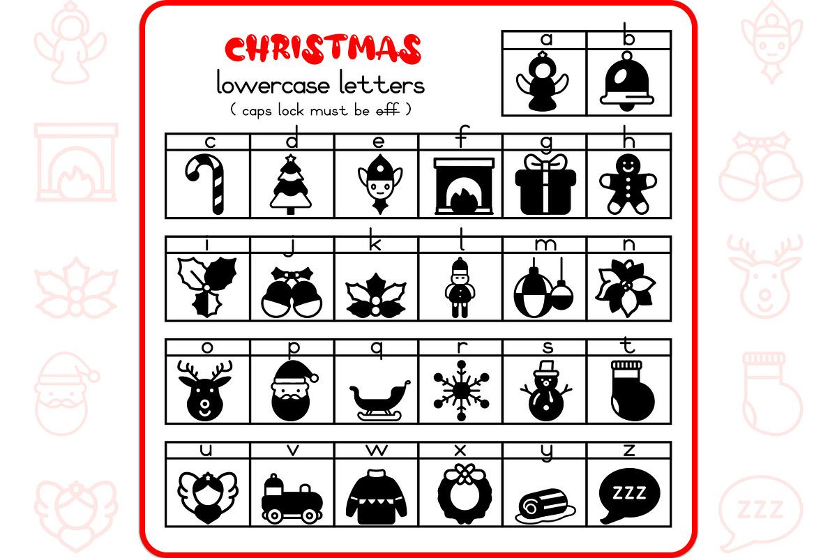 Christmas Icons - Dingbat Font, a Symbol Font by WADLEN (Photo 3 of 7)