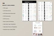 Logo Design Templates & Branding Kit, a Branding & Logo Template by Happy Monday Creative (Thumbnail 2 of 6)
