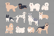 Dog Clipart - Swiitery, an Animal Illustration by Iconixar & Friends (Thumbnail 2 of 2)