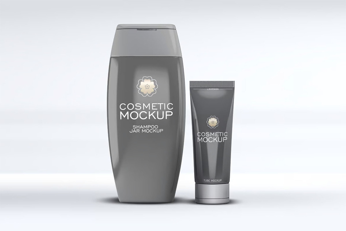 Cosmetic Set Mock-Up, an Advertising Mockup by Se٧enStudio (Photo 6 of 6)