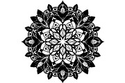 Black Floral Mandala Bundle, an Illustration by Designer_Momina (Thumbnail 8 of 20)