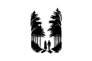 Couple Love in Nature Design, a Graphic by Designer_Momina (Thumbnail 13 of 13)