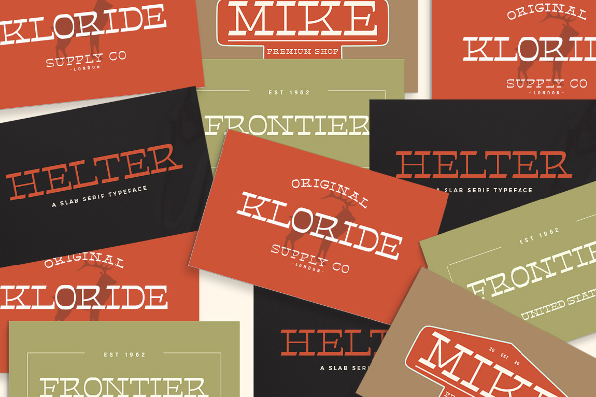 Helter Slab, a Serif Font by Dora Typefoundry (Photo 2 of 13)