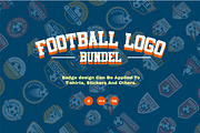 54 Football Logos MASSIVE BUNDLE, a Sport Illustration by grindstudio (Thumbnail 1 of 4)