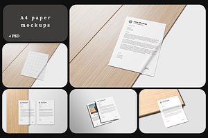 A4 Paper mockup