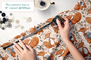 Fox Trail Adventures Pattern, a Pattern Graphic by Rebecca Flaherty (Thumbnail 2 of 3)