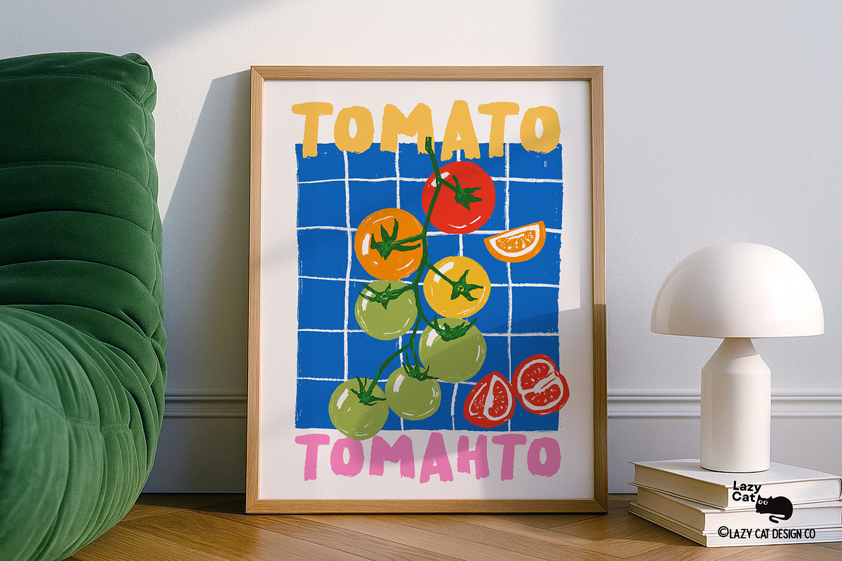Summer Tomato Collection, an Object Graphic by Lazy Cat (Photo 8 of 8)