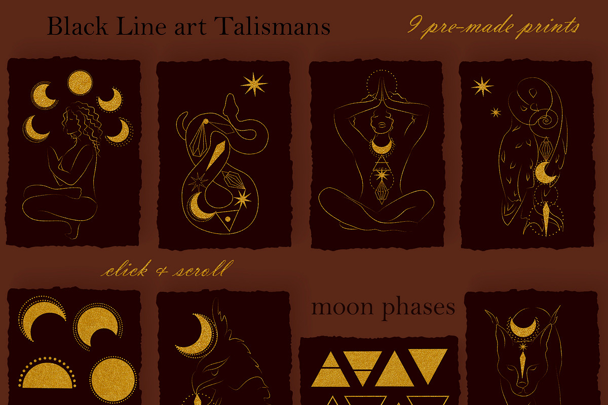 LINE ART BUNDLE COLORS OF MAGIC, an Animal Illustration by ArtOLB (Photo 8 of 13)