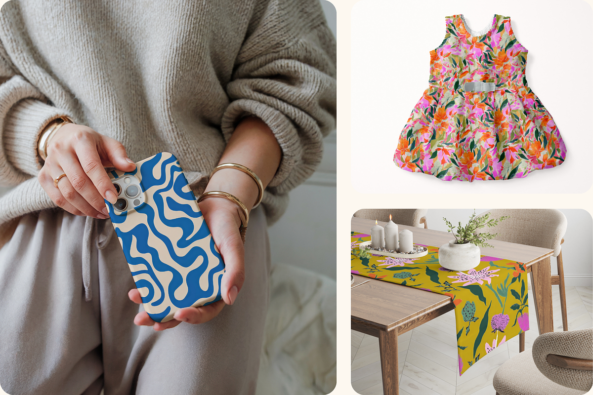 Funky Seamless Patterns, a Pattern Graphic by Ninterints (Photo 9 of 19)