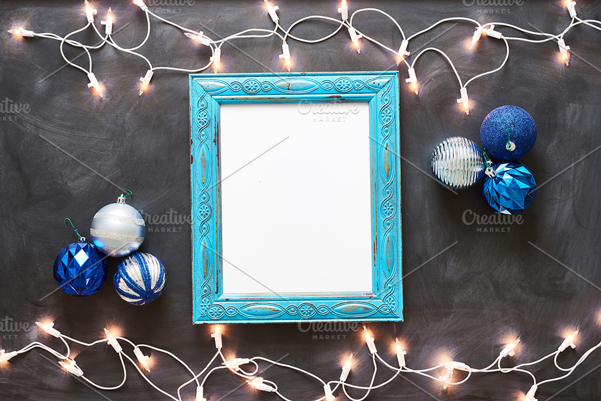 Deck the Halls Frames and Ornaments, a Product Mockup by Kudzu Camera (Photo 2 of 3)