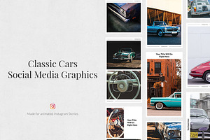 Classic Cars Animated IG Stories