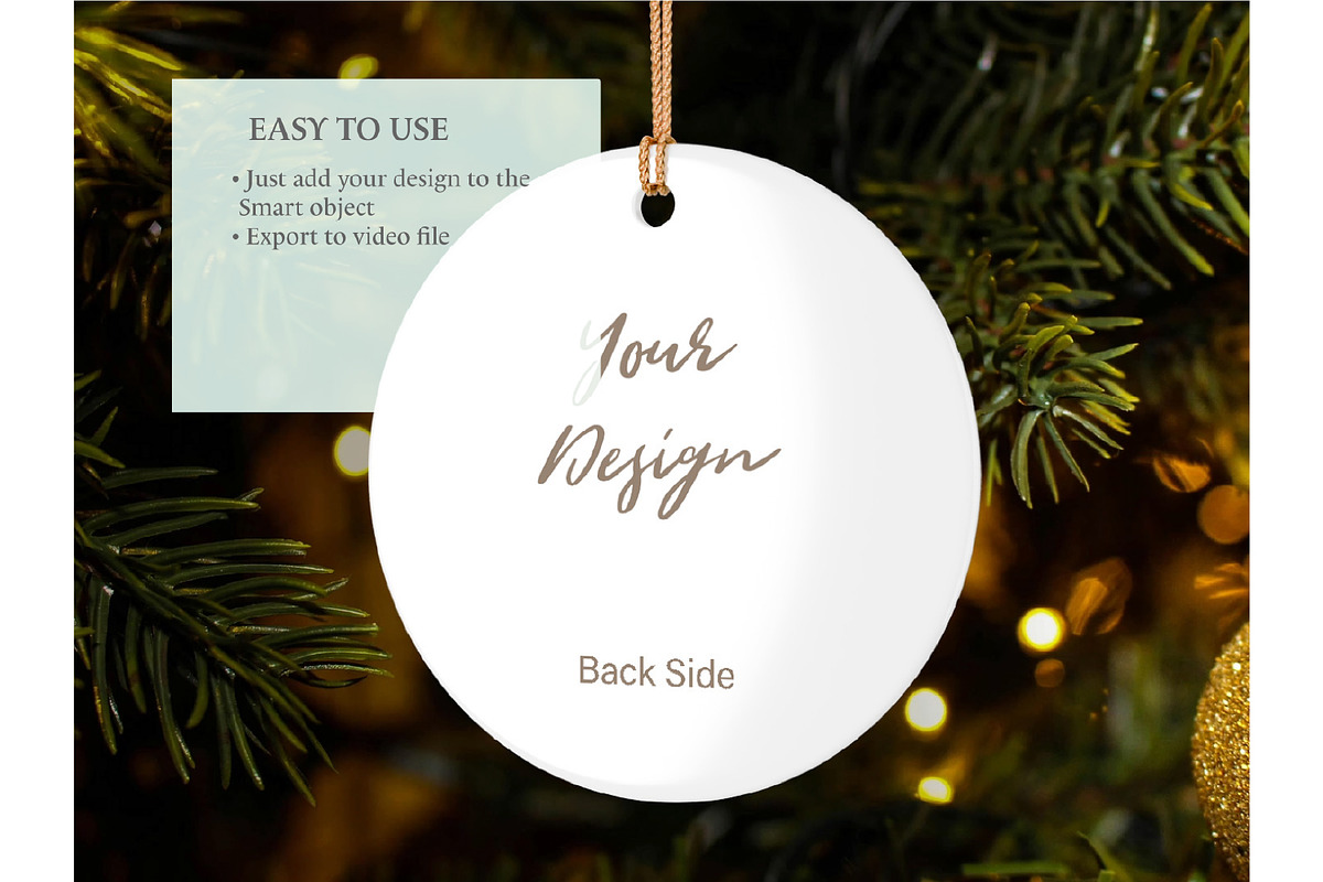 Ceramic Ornament Video Mockup, a Cups & Container Mockup by MockupsBox (Photo 3 of 5)