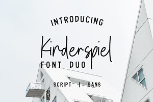 Kinderspiel - Font Duo