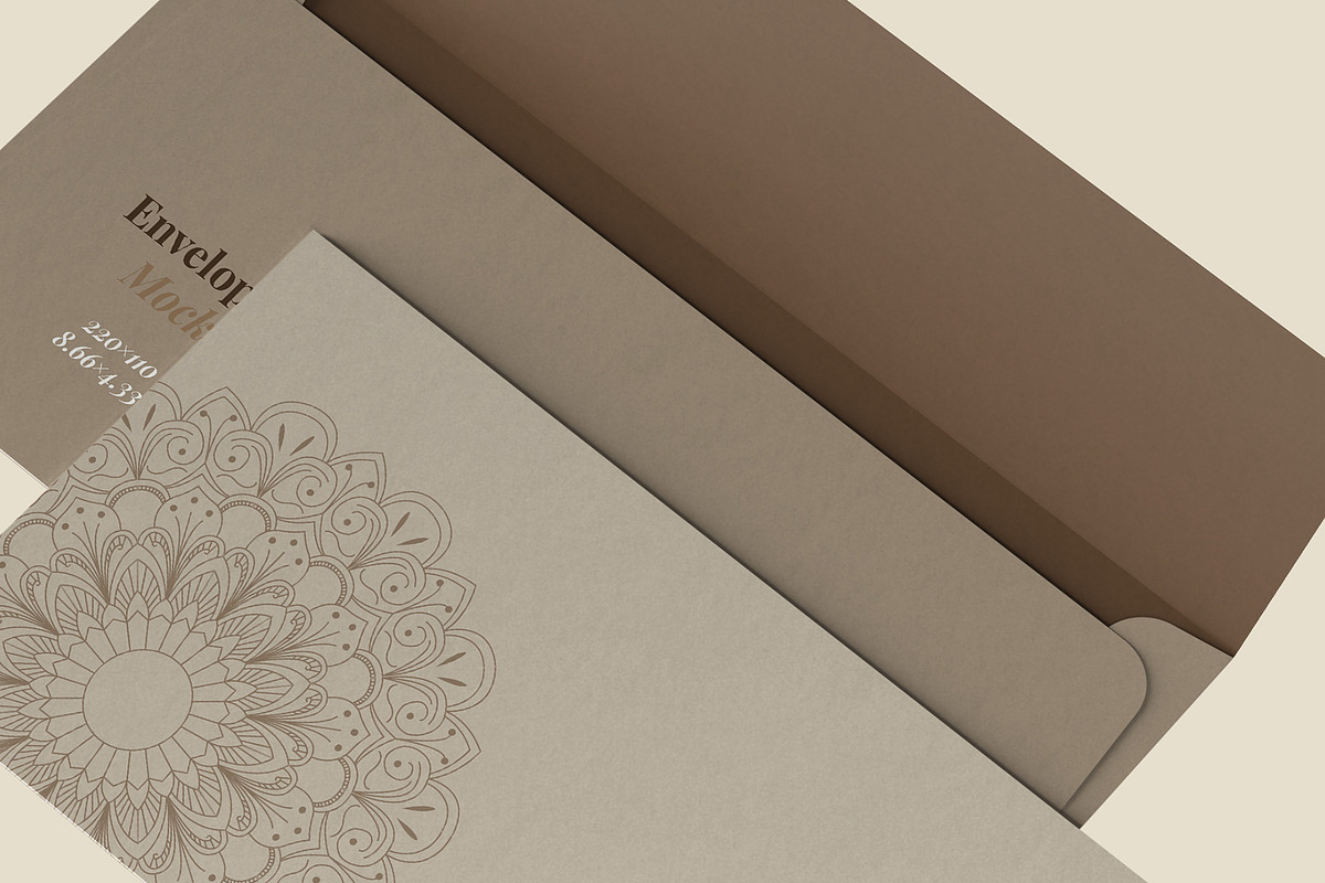 Envelope DL Mockup - 12 Views, an Advertising Mockup by Illusiongraphic (Photo 22 of 27)