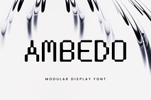 Ambedo | Modern Modular Display Font