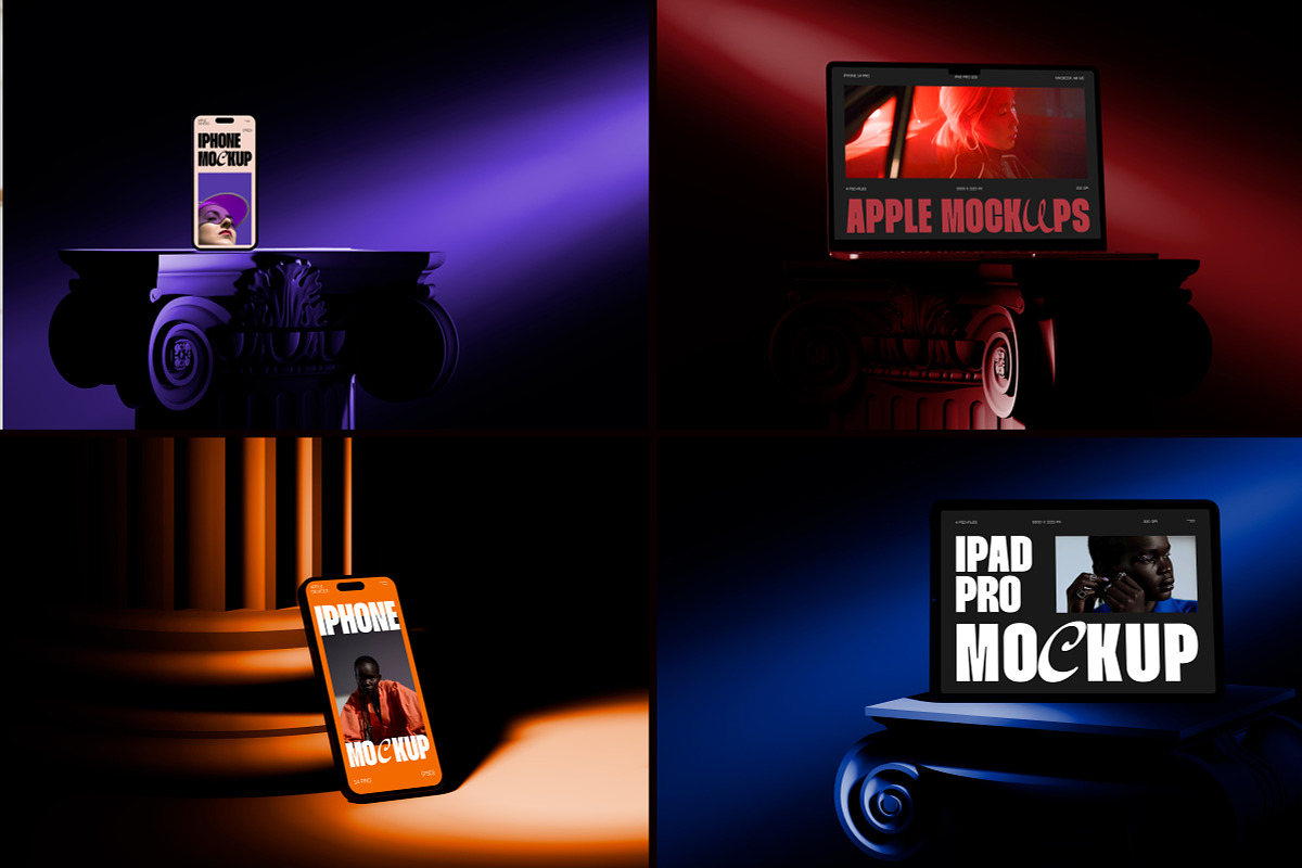 Ancient Future | Apple Device Mockup, a Device Mockup by lehit.studio (Photo 9 of 9)