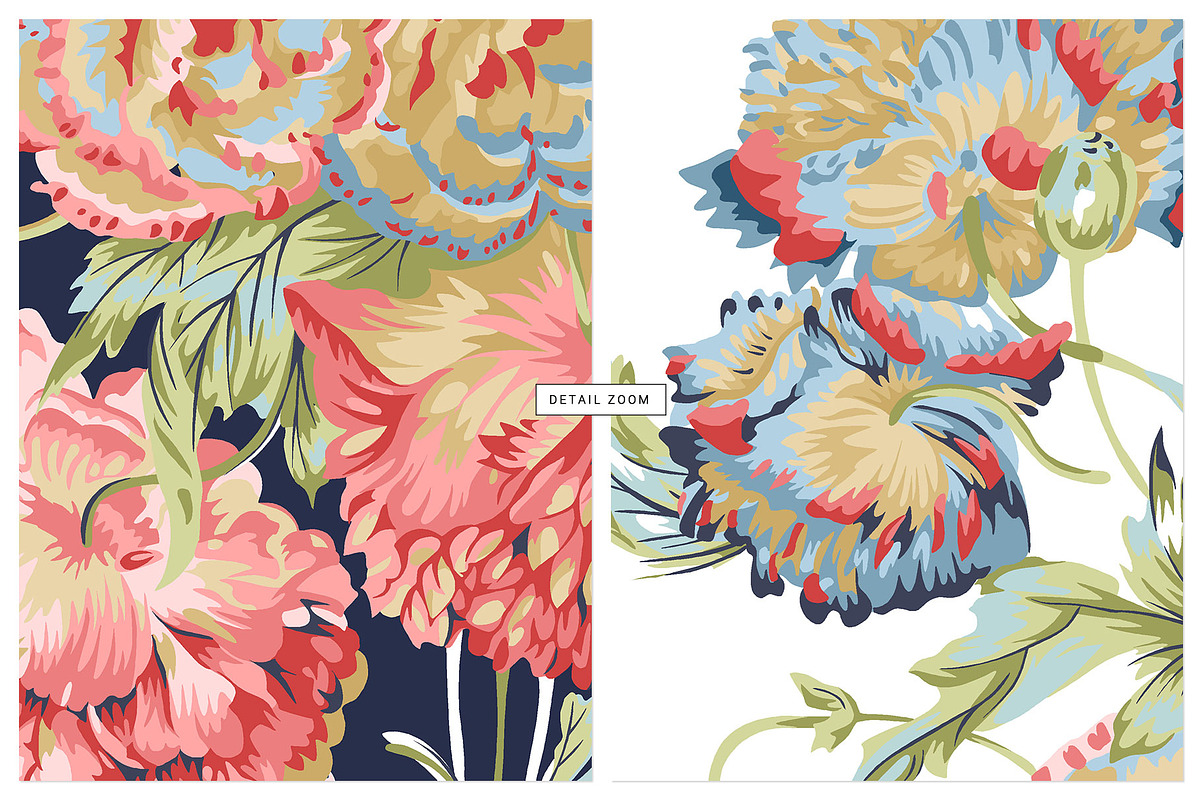 Hanami De Belle, Luxury Bold Florals, a Pattern Graphic by TSTUDIO (Photo 6 of 13)
