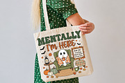Mentally Cozy Ghost Halloween PNG, a Seasonal Illustration by DreamCafeArt (Thumbnail 6 of 7)