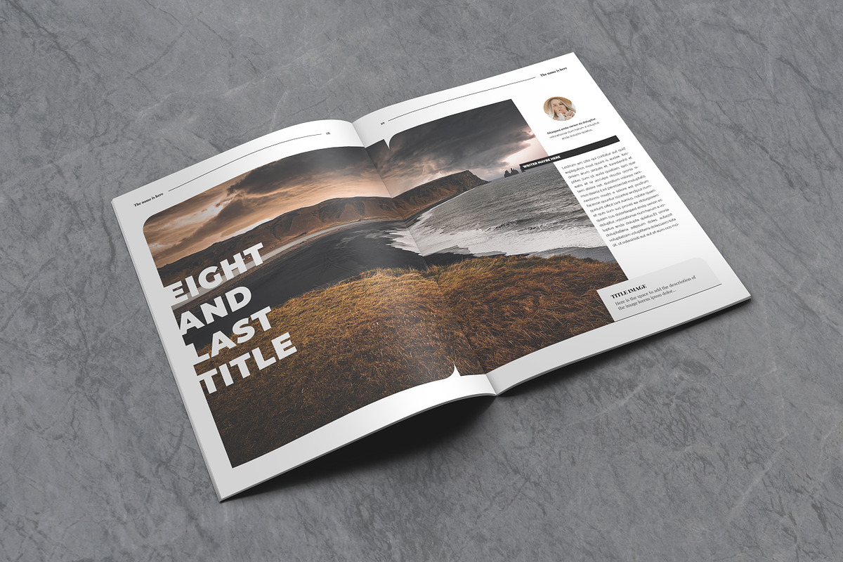 Lifestyle Indesign Template, a Magazine Template by Luuqas Design (Photo 9 of 10)