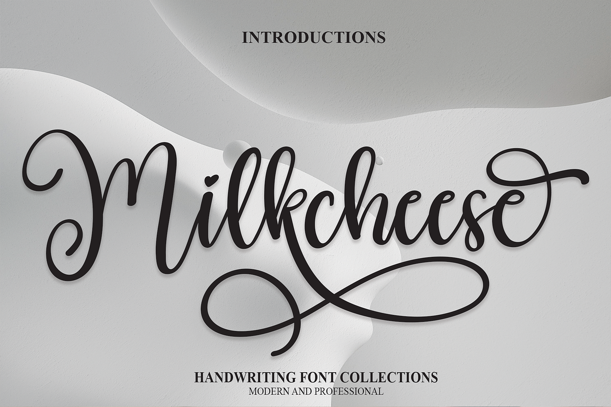 Milkcheese | Script Font, a Script Font by Scratchones (Photo 1 of 6)