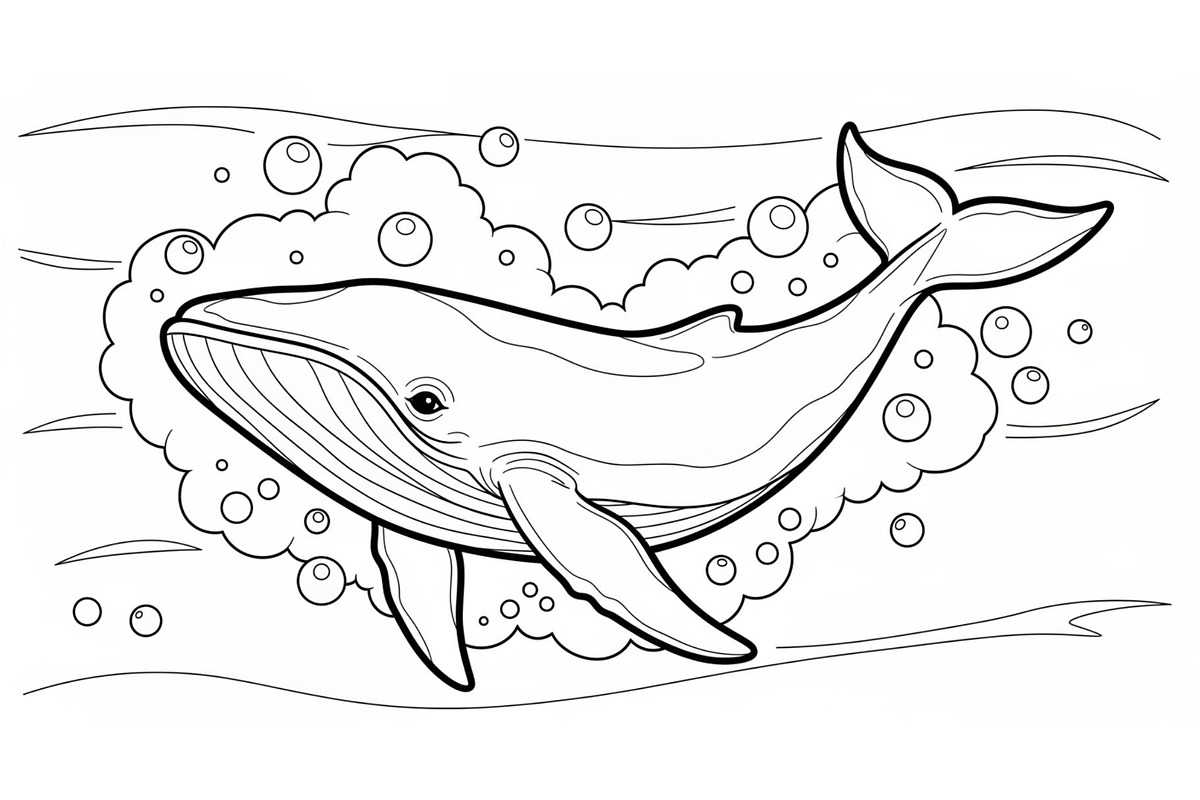 Whale Line Art Vector Bundle, an Illustration by yasushie (Photo 48 of 51)