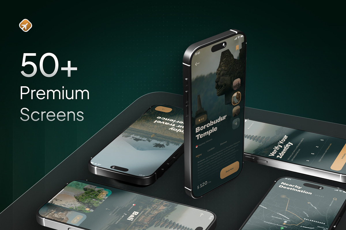 Navel - Tour & Travel Booking UI Kit, an UI Kit Template by Rafiq | YDN (Photo 2 of 6)