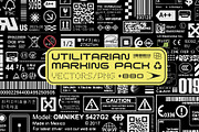 Utilitarian Marking Pack, an Object Graphic by Broken Bitmap (Thumbnail 1 of 7)