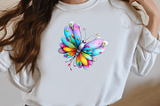 Whimsical Spring Butterfly Clipart, an Illustration by Designworld (Thumbnail 8 of 8)