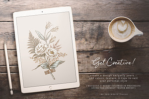 Floral Procreate Brushes And Stamps