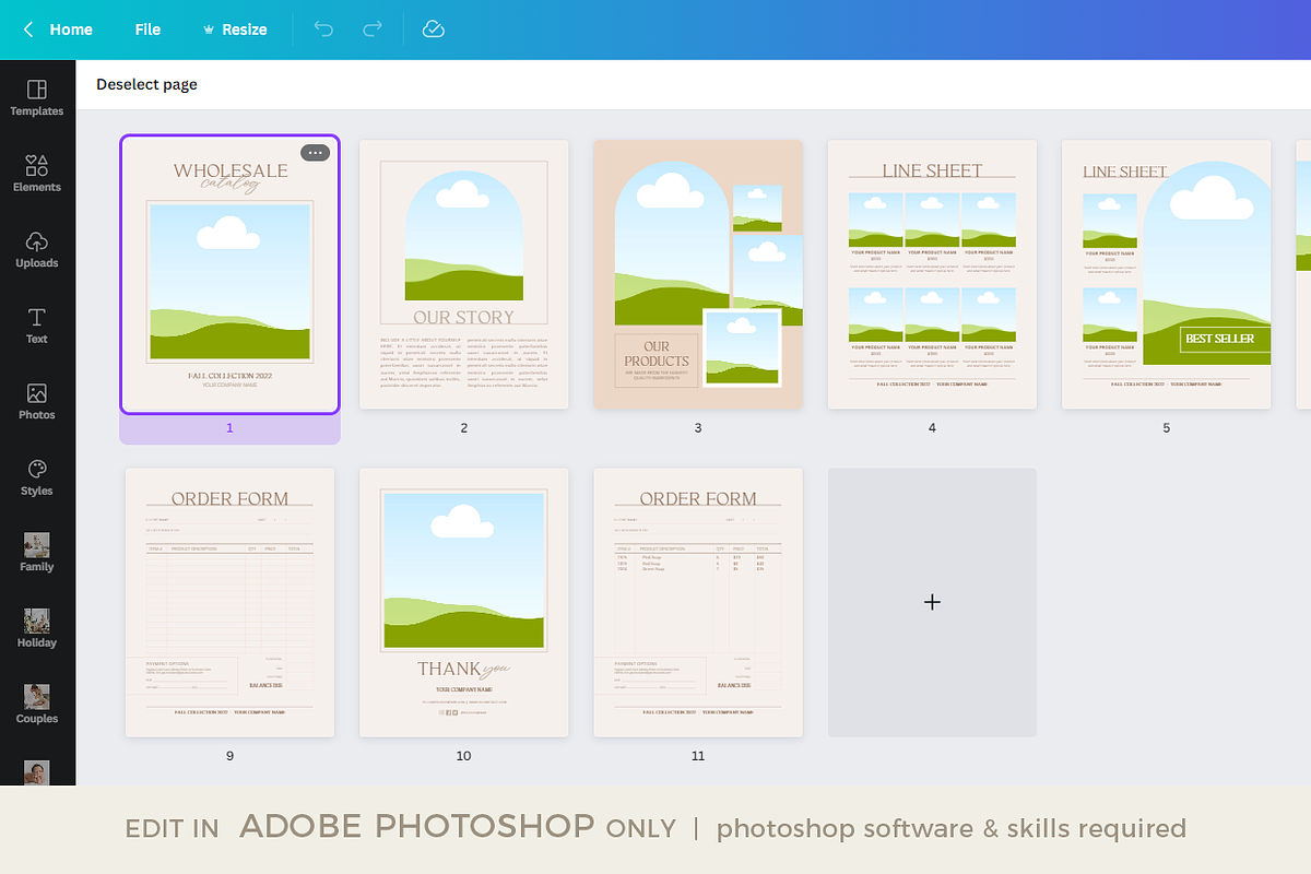 CANVA Wholesale Catalog Template, a Magazine Template by Digiluxe (Photo 7 of 7)