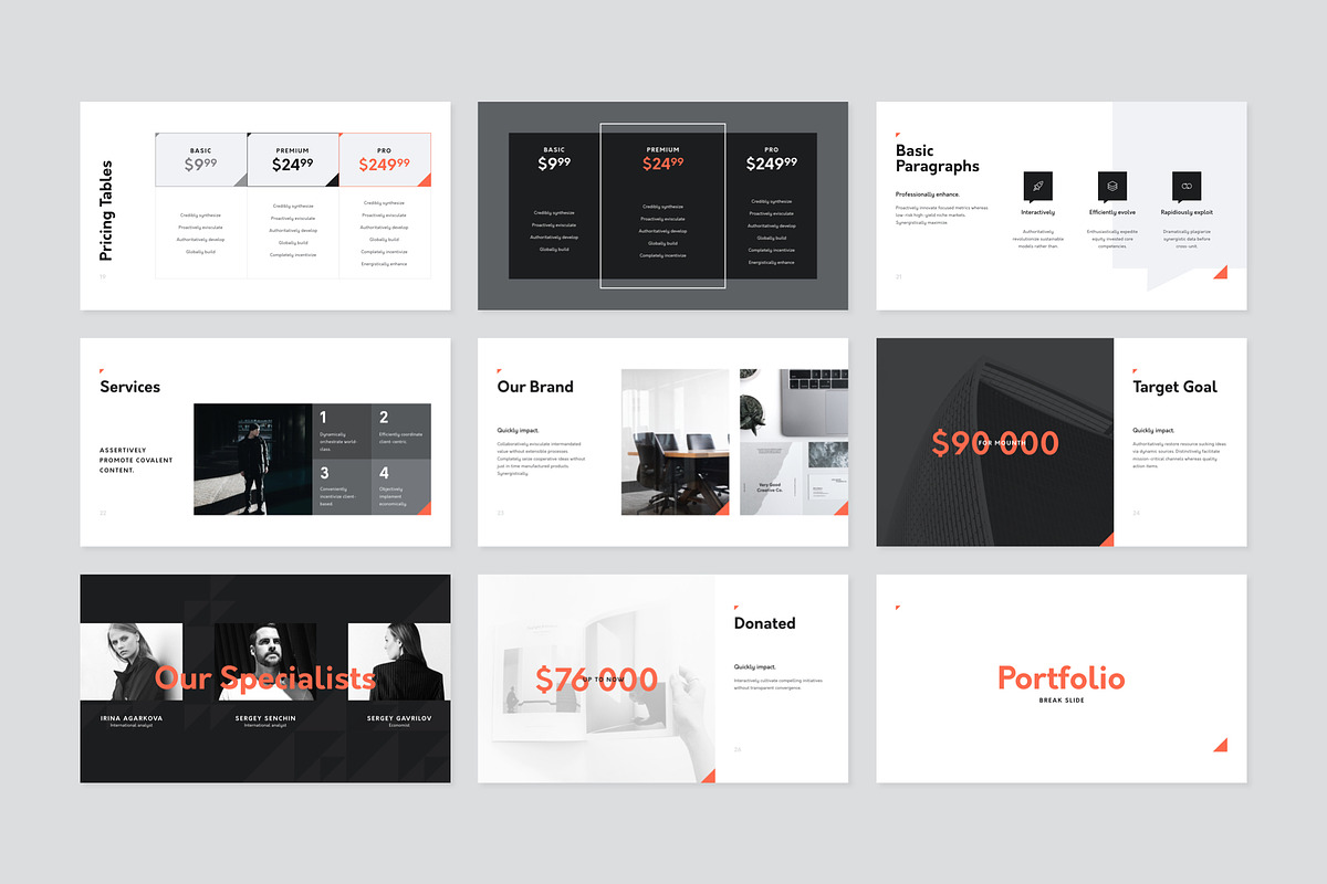 Corp Keynote Presentation Template, a Presentation Template by Goashape Studio (Photo 11 of 14)