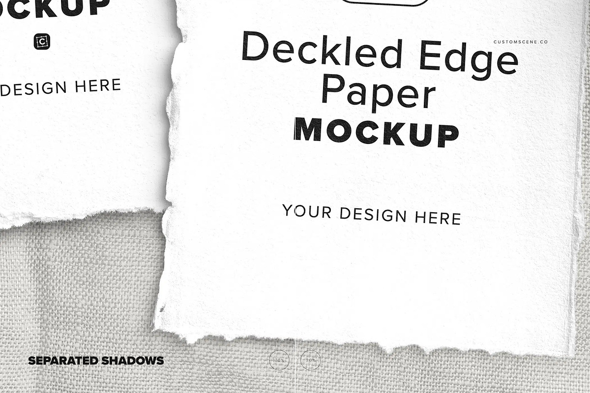 Rustic Watercolor Paper and Paint, a Product Mockup by Custom Scene (Photo 9 of 10)