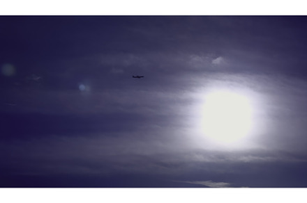 Bottom view of flying plane on, a Transportation Photo by Media Whale Stock