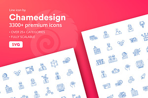 3300+ Line Icons