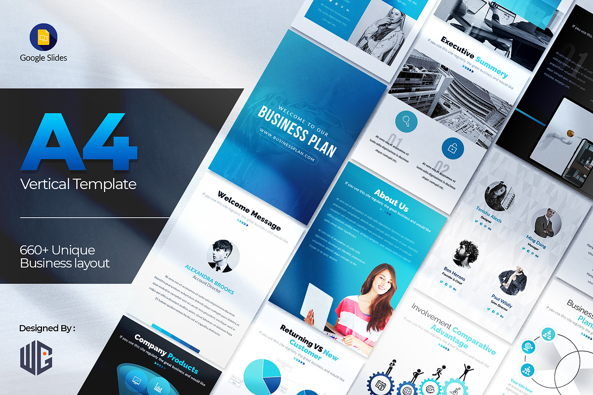 Business Plan Google Slides Template, a Presentation Template by WhiteGraphic (Photo 3 of 47)