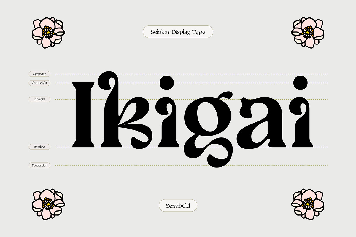Selukar - Display Variable Font, a Serif Font by Artflorara (Photo 9 of 16)