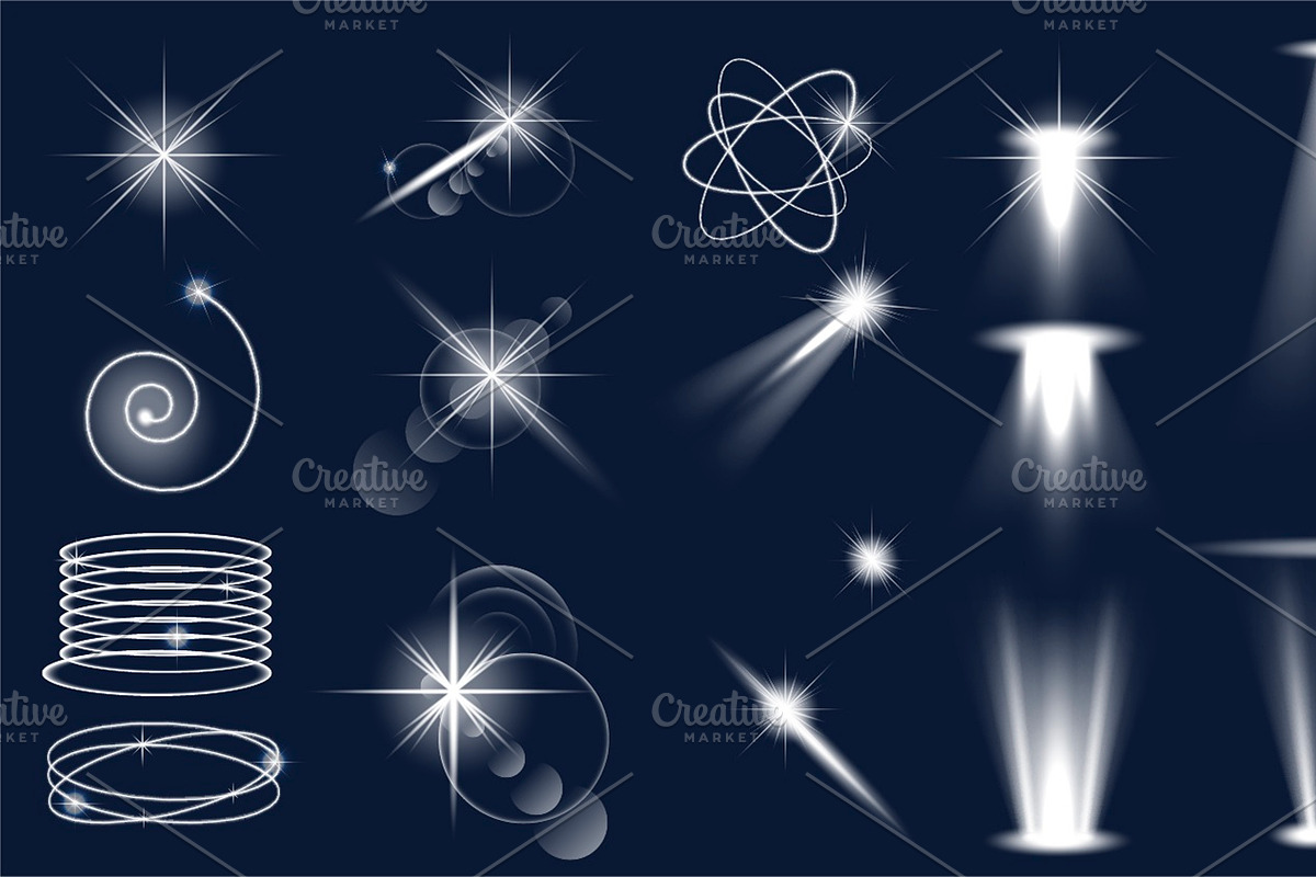Light Effects Pack, an Object Graphic by alexdndz (Photo 9 of 11)