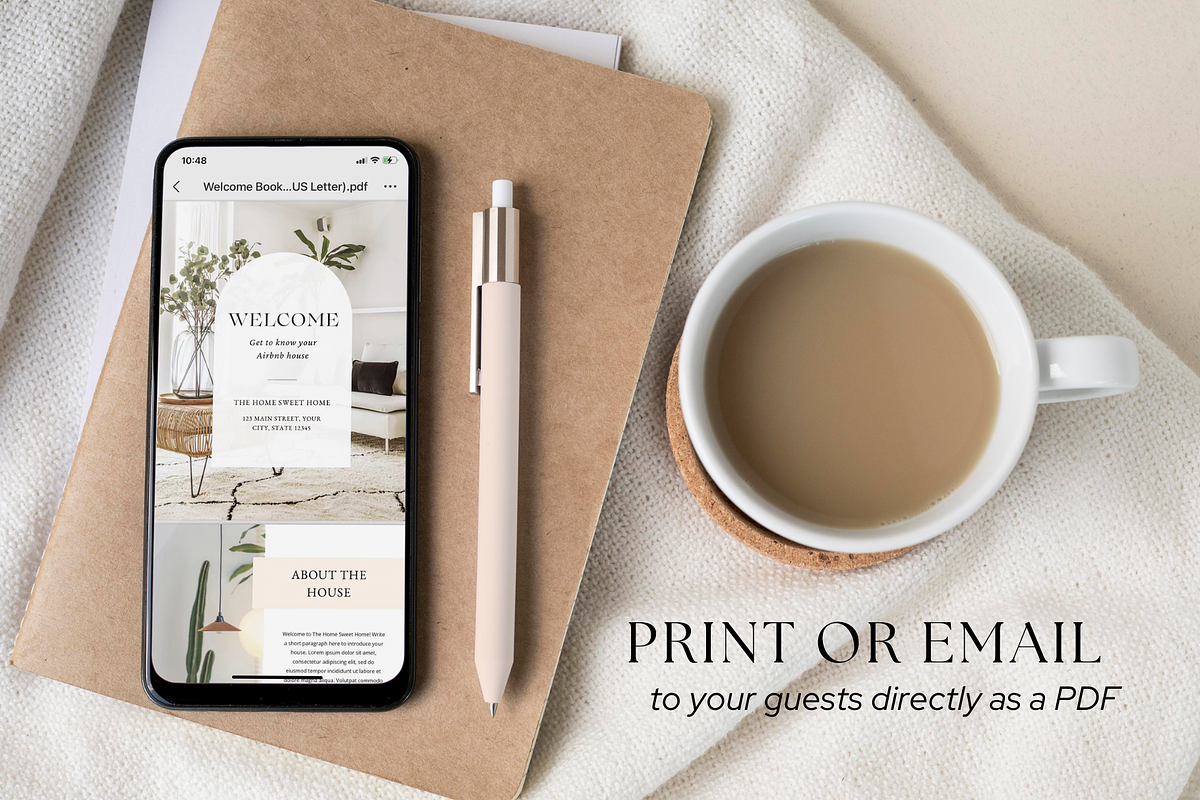 Airbnb Welcome Book Template, a Magazine Template by ShopRShop (Photo 11 of 11)
