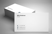 Minimal Business Card, a Business Card Template by designSultan (Thumbnail 1 of 3)