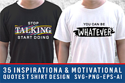 Quotes T shirt Design Bundle, a Graphic by D2PUTRI (Thumbnail 17 of 17)