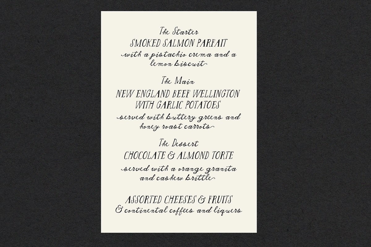 The Romantic Font, a Handwritten Font by Nicky Laatz (Photo 7 of 20)