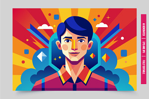 A digital illustration featuring a y, an Illustration by Tanuart
