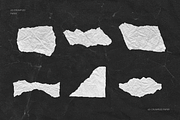 65 Crumpled Ripped Paper Pieces, a Texture Graphic by Ksuview (Thumbnail 4 of 14)
