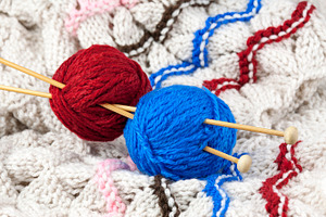 Red and blue threads, a Beauty & Fashion Photo by BOOCYS