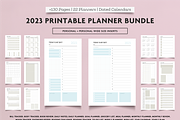 2023 Big Planner Bundle +1800 Pages, a Templates & Theme by SizenS (Thumbnail 13 of 15)