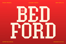 CS Bedford – Modern Slab Serif