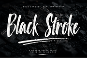 Black Stroke – Brush Script Font, a Handwritten Font by cocodesign (Thumbnail 2 of 9)